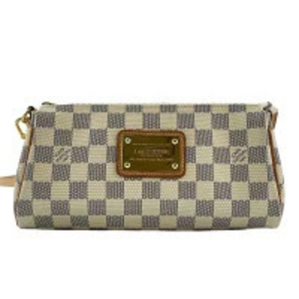 Louis Vuitton Damier Azur White Eva Shoulder Bag White